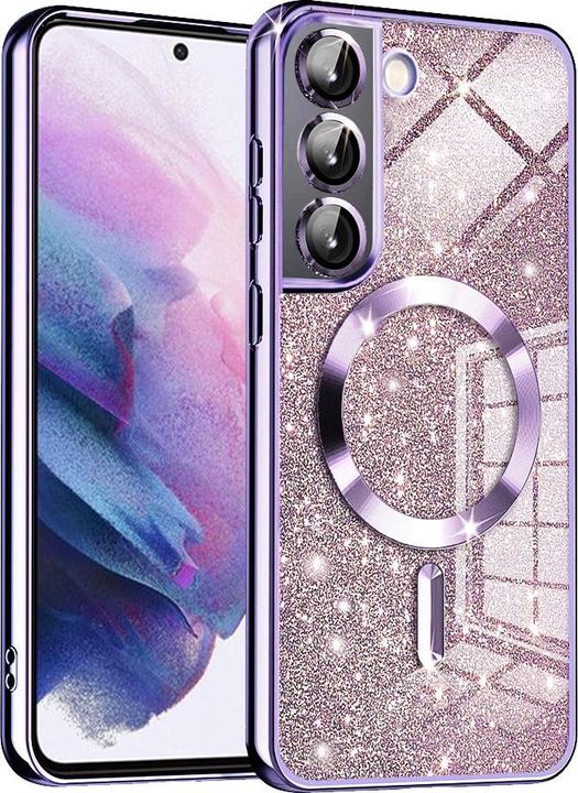 Produktbild Techsuit - Luxury Glitter MagSafe - Samsung Galaxy S21 5G - Light Purple (Samsung Galaxy S21 5G)