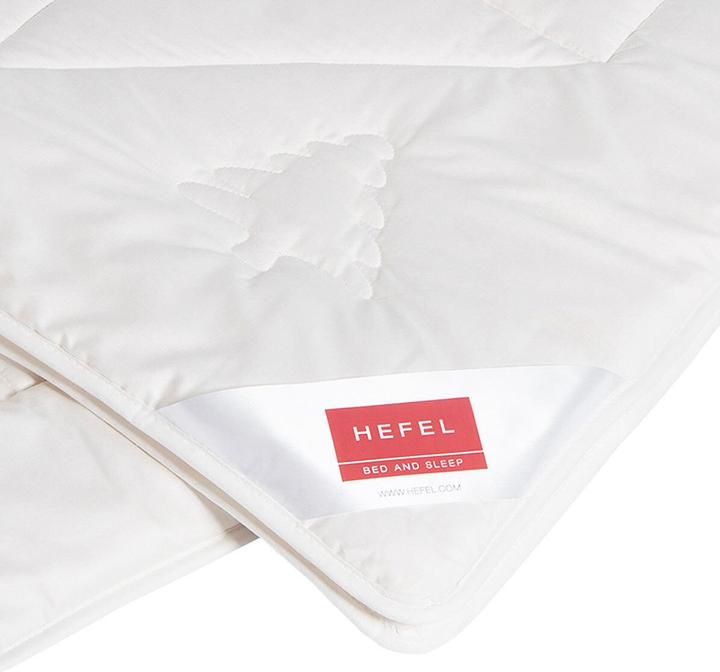 Produktbild Hefel Zirbendecke light Wellness, Füllung: 100% Schurwolle mit Zirbenholzspänen (1050 g, 240 x 220 cm)