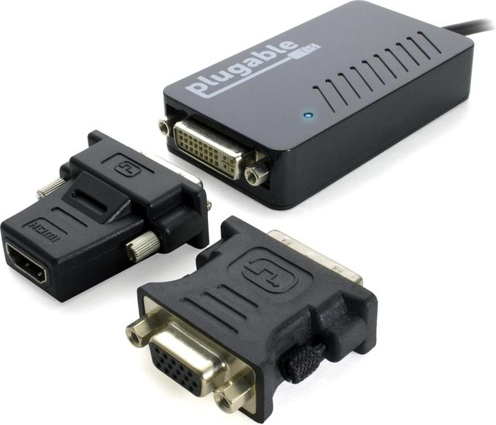 Immagine prodotto Plugable Da USB 3.0 a DVI/VGA/HDMI (USB 3.0)