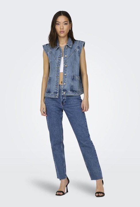 Produktbild Only Fly-Away Kragen Jeansweste Jeansweste (XS)