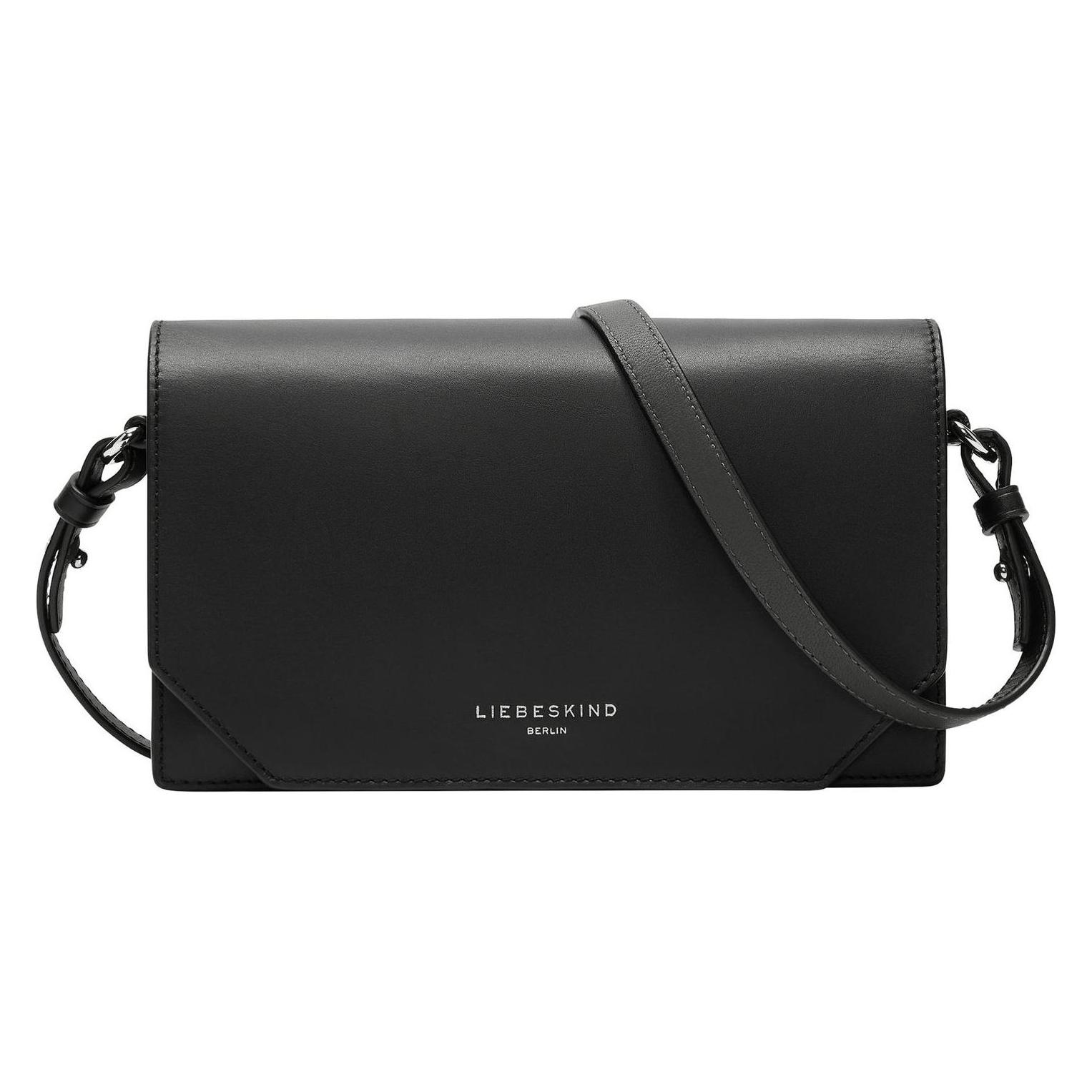 Liebeskind Berlin, Damen, Handtasche, Crossbody-Bag Aus Nappaleder, Schwarz