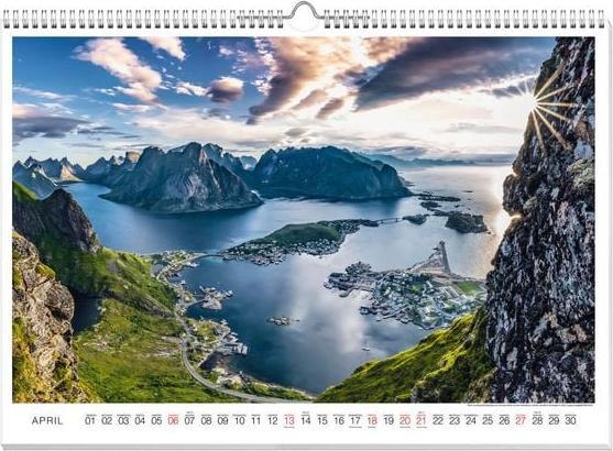 Image du produit Calendrier Hurtigruten Premium 2025 (60 x 42 cm)