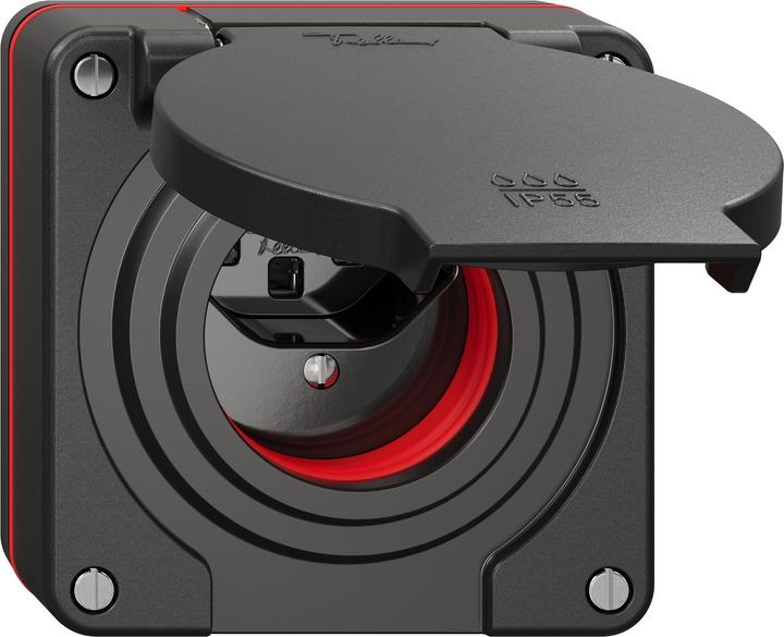 Feller Presa di corrente T23 UP bagnata IP55 nero