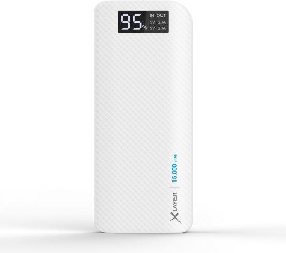 Image du produit Xlayer Powerbank Blanc de carbone pur (15000 mAh, 54 Wh)