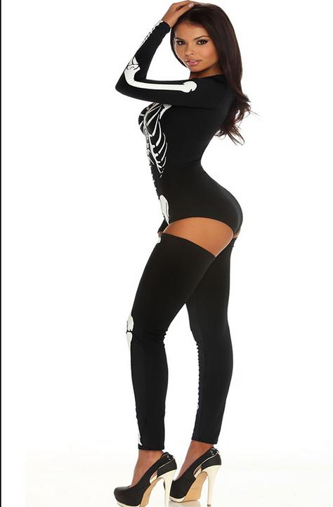 Produktbild Cottelli Collection Bad To The Bone Sexy Skeleton Costume (XL)