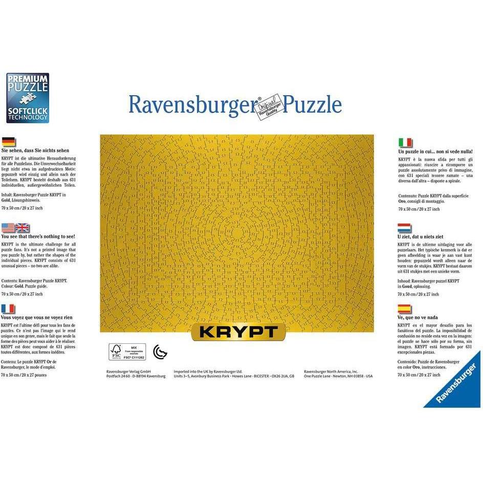 Thumbnail - Ravensburger Krypt Gold (631 Teile)