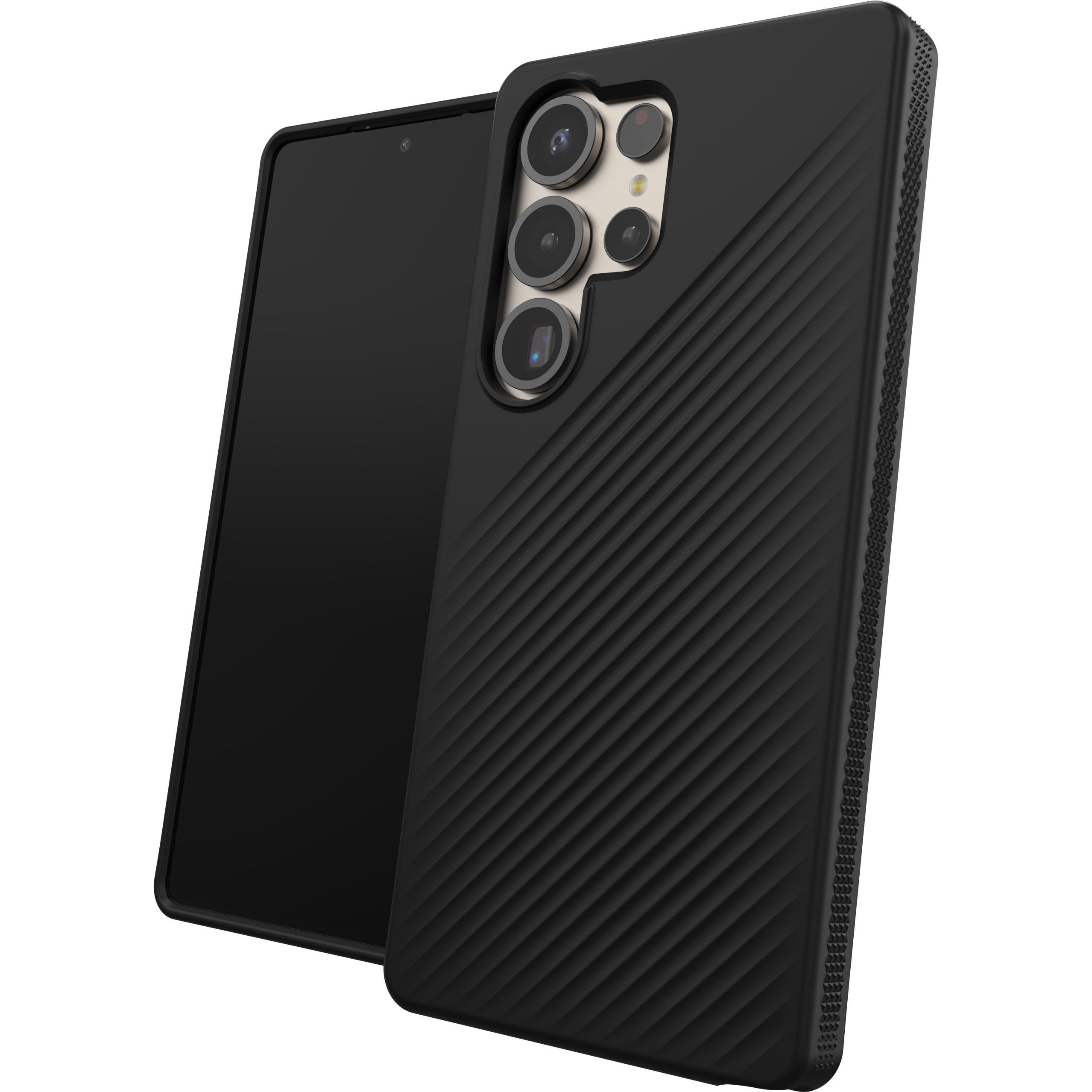 Thumbnail - Zagg Luxe Graphen Back Cover Schwarz Samsung Galaxy S25 Ultra (Samsung Galaxy S25 Ultra), Smartphone Hülle, Schwarz