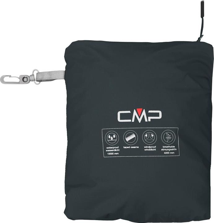Immagine prodotto CMP Campagnolo Giacca da pioggia Fix Hood Donna antracite gloss (36, XS)