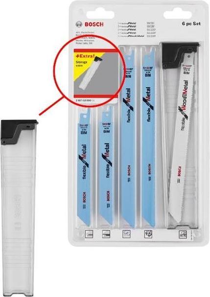 Produktbild Bosch Professional Zubehör 6-tlg. Säbelsägeblatt-Set, Wood and Metal