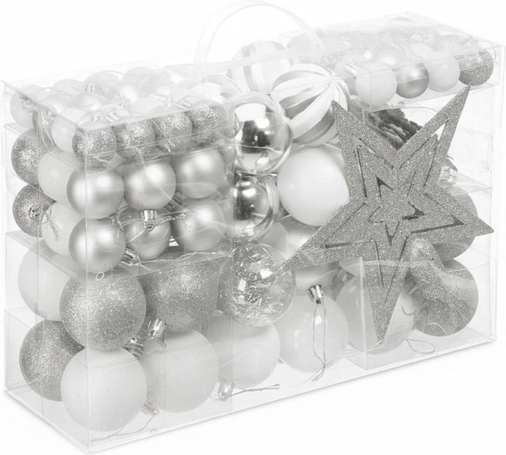 Produktbild Relaxdays 101-tlg. Weihnachtskugeln-Set (101x)