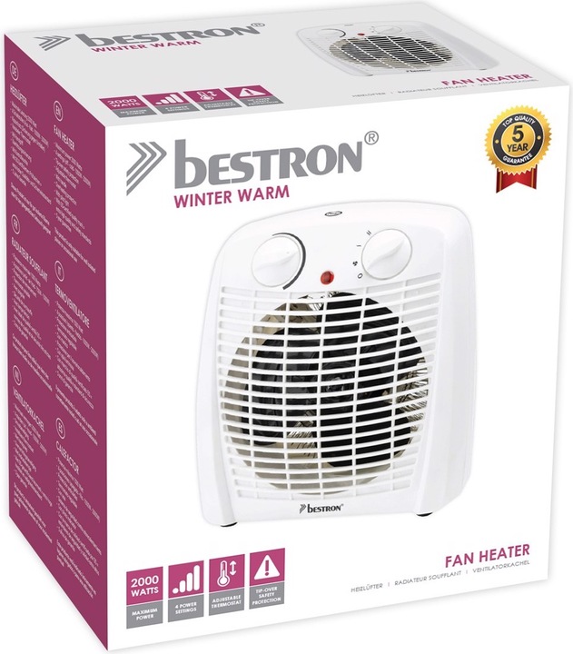 Actual product image Bestron AFH211W (2000 W)