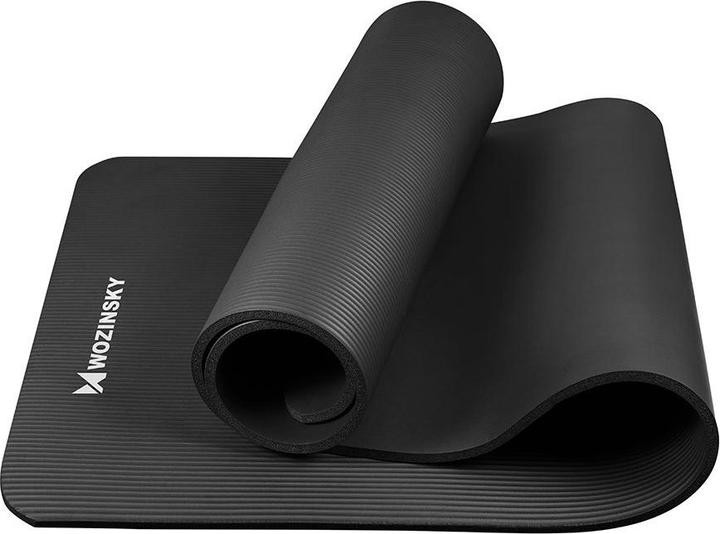Image du produit Wozinsky tapis d'exercice 181 x 63 x 0.9 cm épais gymnastic yoga mat noir (9 mm)