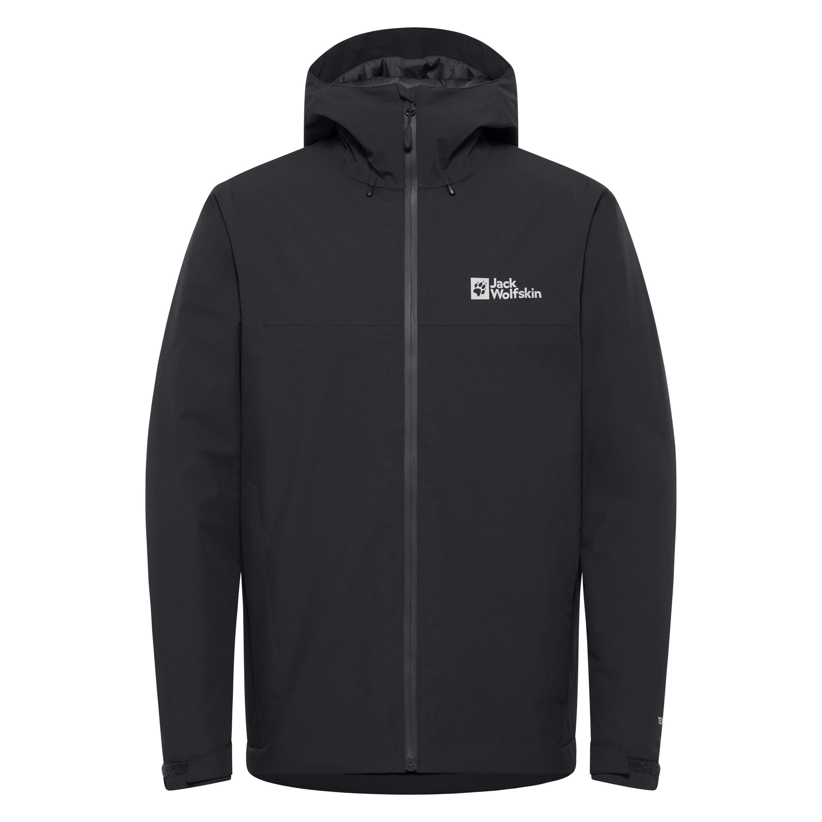Jack Wolfskin, Herren, Winterjacken, Wisper Ins Jkt M, Schwarz, (L)