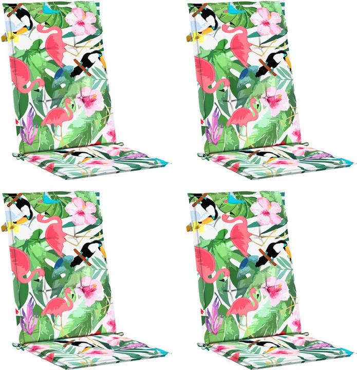 vidaXL Gartenstuhlauflage für Hochlehner (120 x 50 cm)