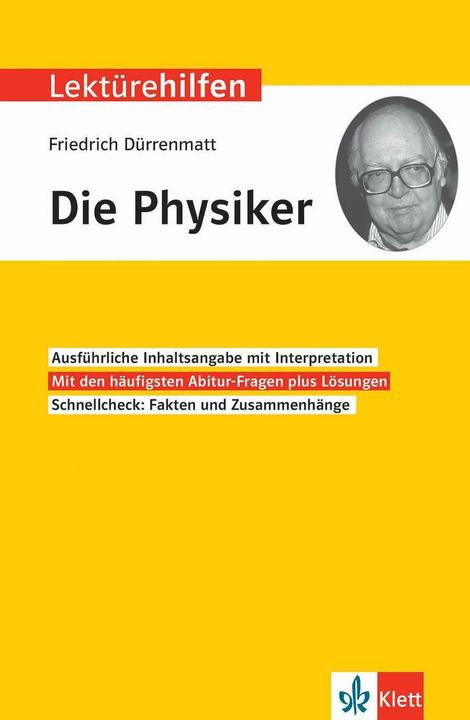 Actual product image Lektürehilfen Friedrich Dürrenmatt, 'Die Physiker' (German, Manfred, Eisenbeis, 2018)