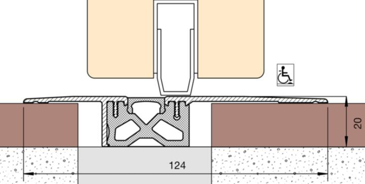 Produktbild Hebgo Nullschwelle 187