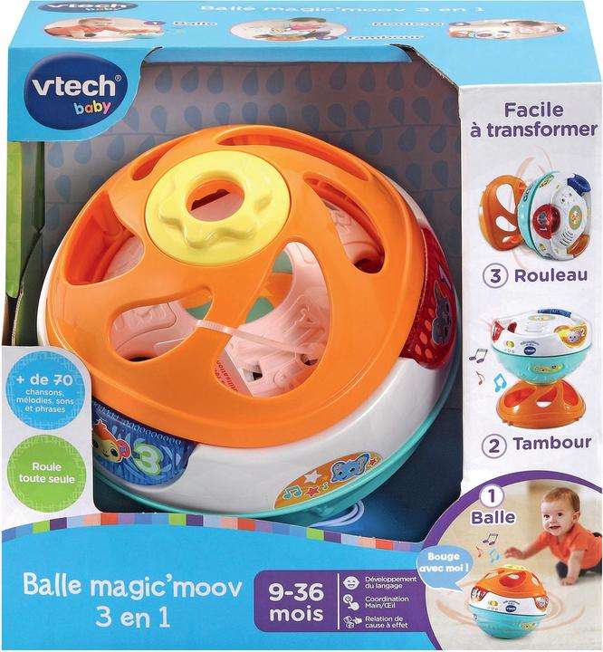 Actual product image VTech Balle magic'moov en (French)