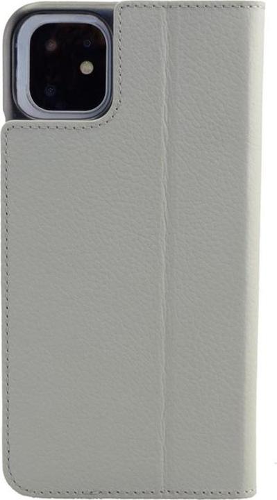 Produktbild Mike Galeli Book-Cover Echtleder Marc light grey (Apple iPhone 11 Pro)