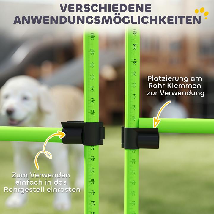 Immagine prodotto PawHut Agility Set Hunde Kunststoff Grün (Destrezza)