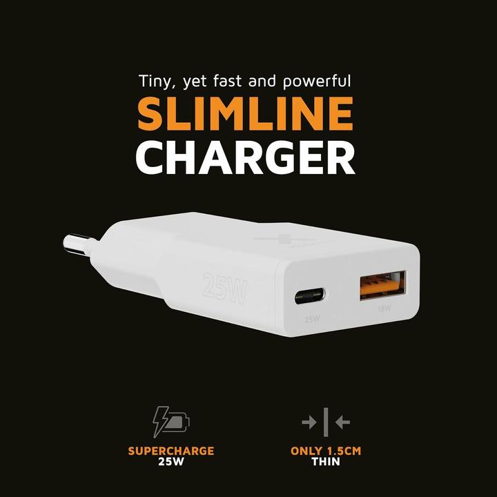 Actual product image Xtorm 1x USB-C, 1x USB-A 18W Go2 SlimLine (25 W)