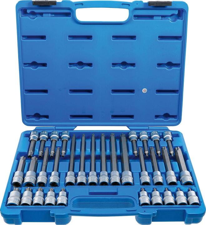 Image du produit BGS Jeu de douilles à embouts 12,5 mm (1/2") Profil TPS (pour Torx Plus) avec perçage TPS20 - TPS... (Carré intérieur)