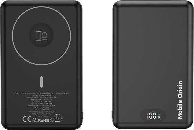 Image du produit Mobile Origin PowerBank 10000mAh 3in1 Wireless Magnetic PowerBank PB8 (10000 mAh)