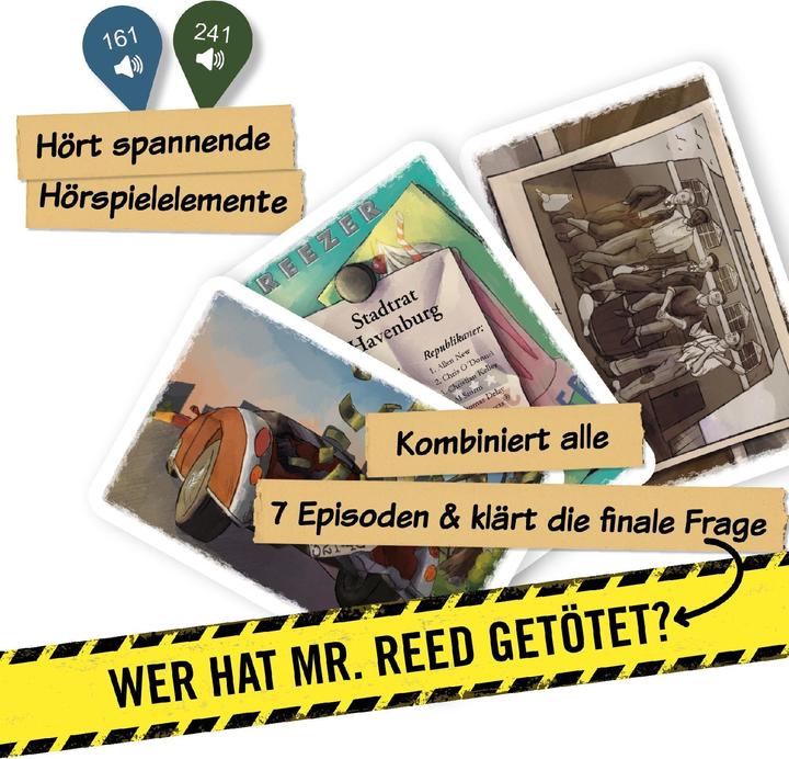 Immagine prodotto Hidden Games HID00017 - Gioco da tavolo sul crimine: Chi ha ucciso il signor Reed? (EN) (Tedesco, 2 - 6 Giocatori)