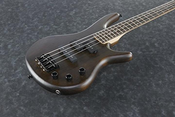 Actual product image Ibanez GSRM20B miKro Walnut Flat electric basgitaar (Electric bass, Poplar)