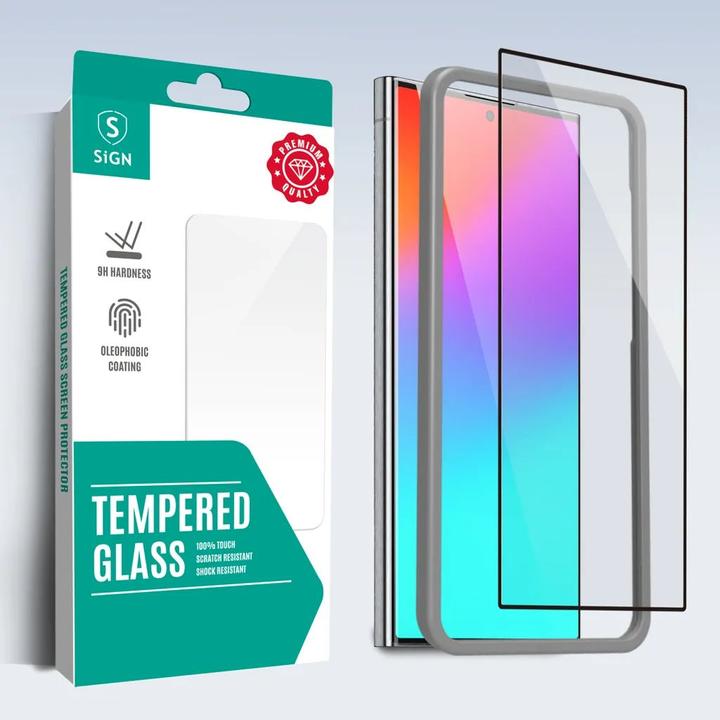 Image du produit SIGN Full Coverage Screen Protector for Samsung Galaxy S25 with Mounting Frame (Samsung Galaxy S25)