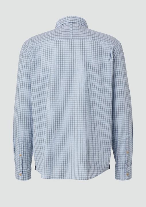Immagine prodotto s.Oliver Regular Fit: Kariertes Baumwollhemd mit Struktur und Button-Down-Kragen (S)
