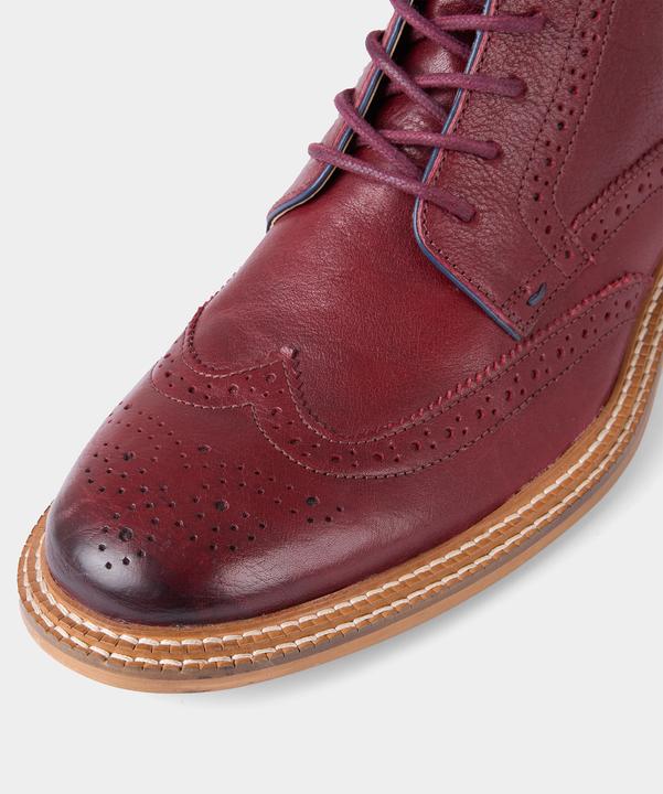 Image du produit Joe Browns Red Leather Brogue Boots (43)
