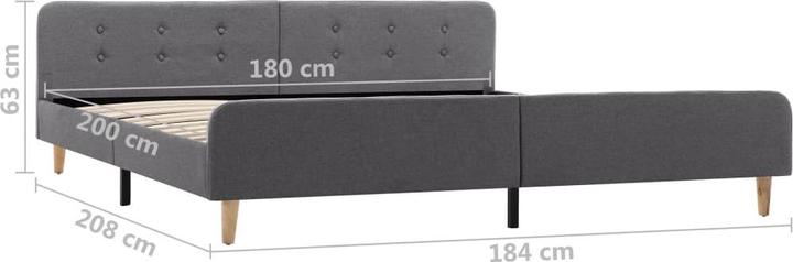 Image du produit vidaXL Bettgestell (180 x 200 cm)