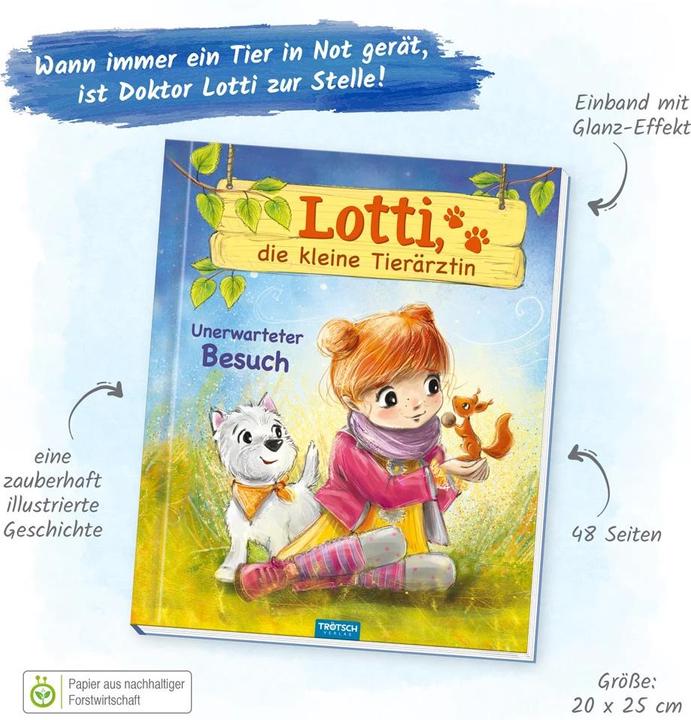 Produktbild Lotti, die kleine Tierärztin Unerwarteter Besuch (Deutsch, Trötsch Verlag GmbH & Co. KG, 2023)