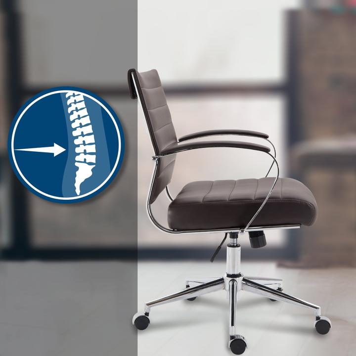 Actual product image CLP Oakland office chair, height-adjustable and swivelling