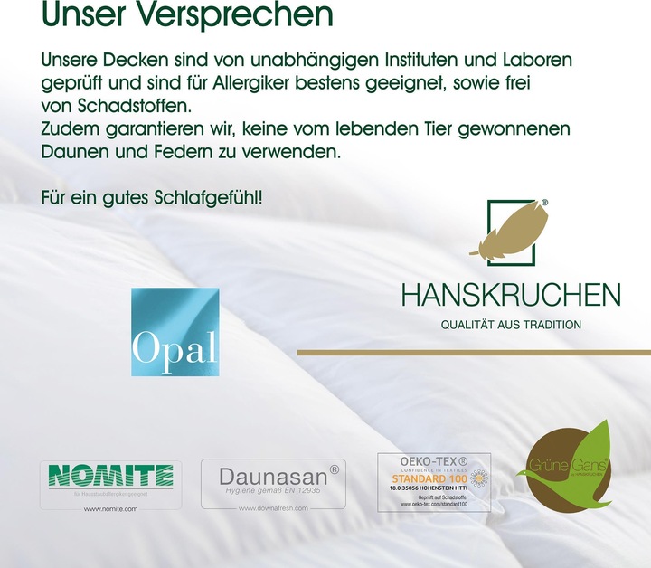 Produktbild Hanskruchen Opal (770 g, 135 x 200 cm)