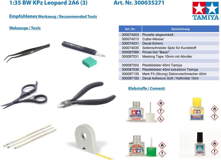Immagine prodotto Tamiya Carro armato principale Leopard 2 A6