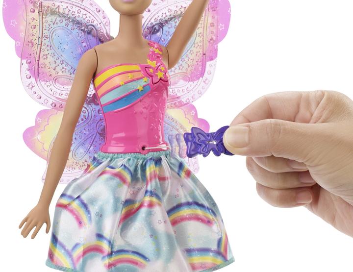 Produktbild Barbie Dreamtopia Regenbogen-Königreich Magische Flügel-Fee Puppe (blond)