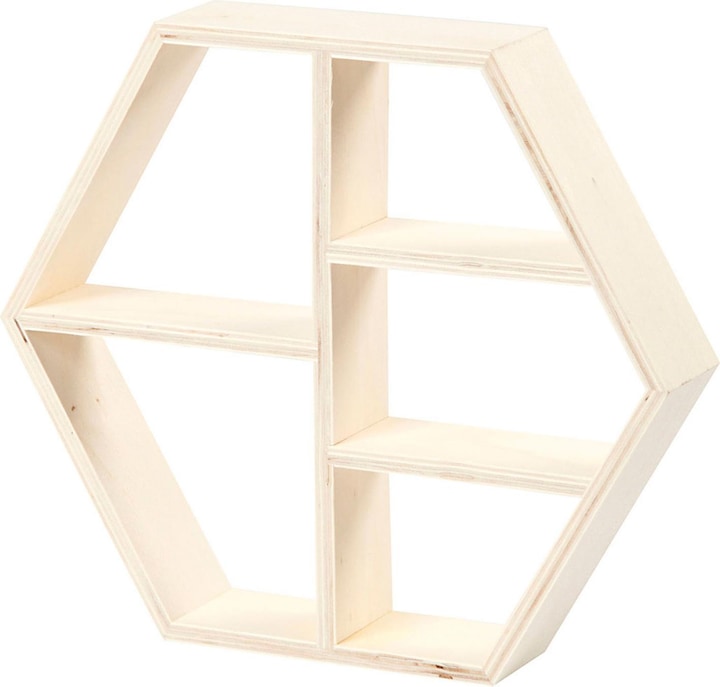 Creativ Company Rack en bois 6 coins (25 x 28.5 cm)