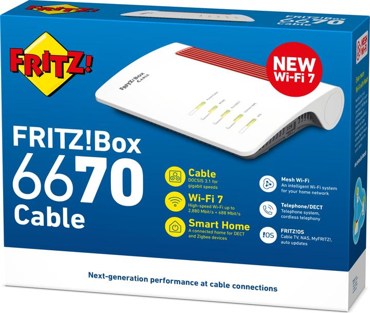 Produktbild FRITZ! FRITZ!Box 6670 Cable Edition International