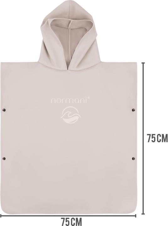 Actual product image Normani Children's bathing poncho made of microfibre Manati - 8921