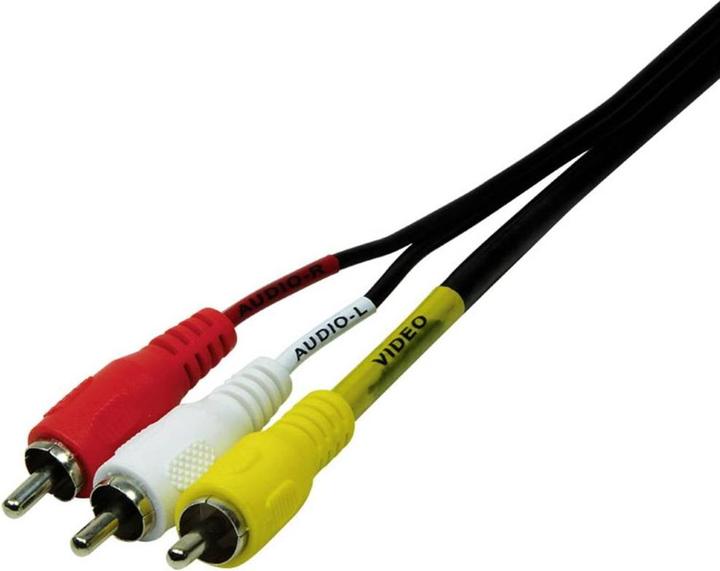 Image du produit LogiLink Scart — Composite Video (2 m, Câbles Cinch)