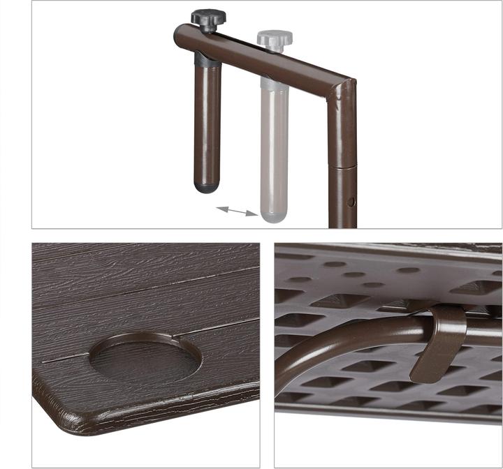 Productafbeelding Relaxdays Balkonhängetisch