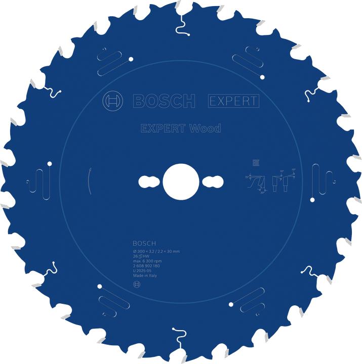 Bosch Professional EXPERT Wood Kreissägeblatt, 300x30 mm, T26