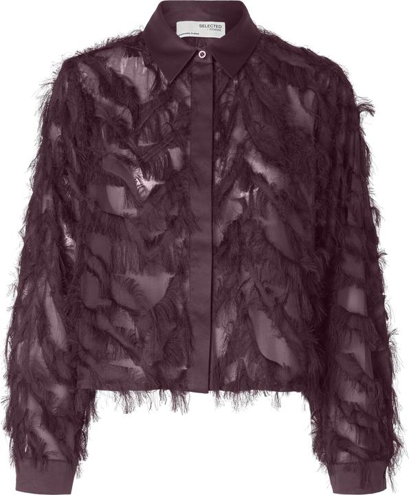 Produktbild Selected Textur Crop-Bluse (40)