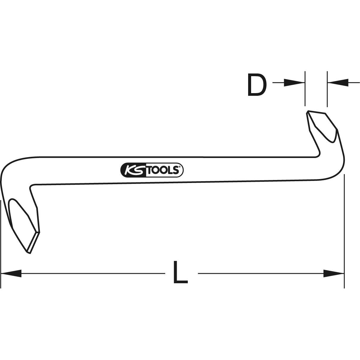 Thumbnail - KS Tools, Schraubenzieher, BRONZEplus Winkelschraubendreher (Schlitz)