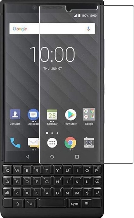 Produktbild Screenguard BlackBerry Key2 Panzerglas Schutzfolie Case Friendly Design (1 Stück, Blackberry KEY2)