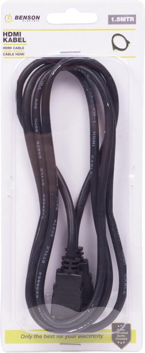 Produktbild Benson Electric HDMI-Kabel 1.5 m (1.50 m, HDMI)