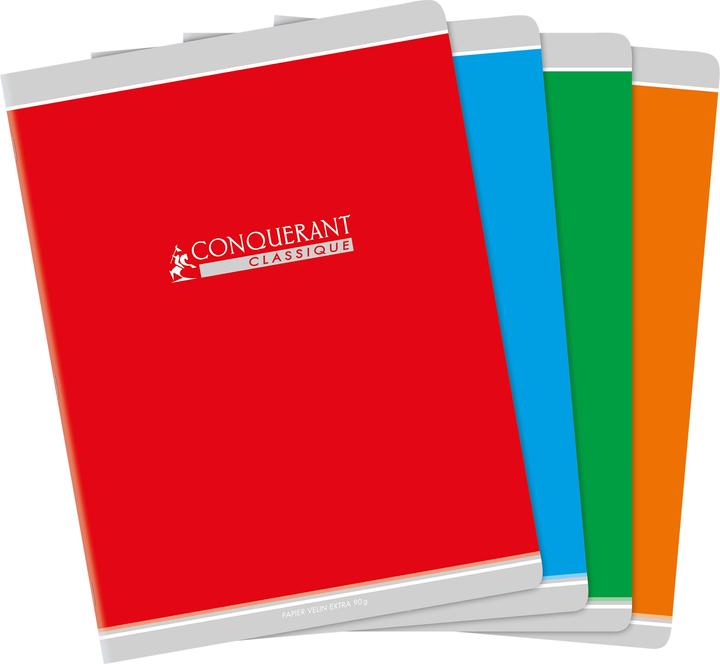 Bleu, Orange, Rouge, Vert