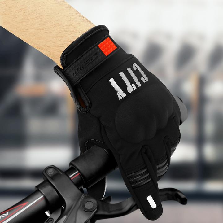 Produktbild Avizar Reflektierende Touchscreen-Handschuhe, rutschfest, Grösse XS - Schwarz (XS)