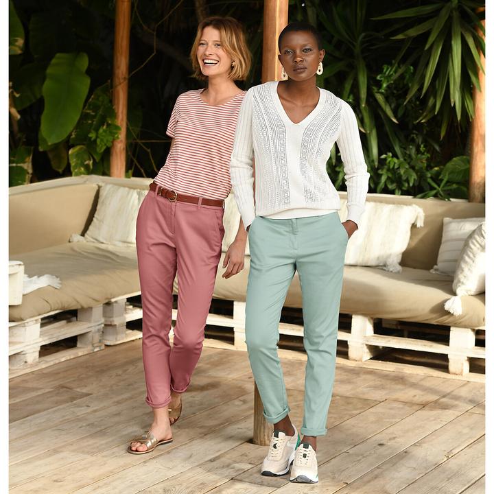 Actual product image La Redoute Collections Belt with gold coloured buckle (85)